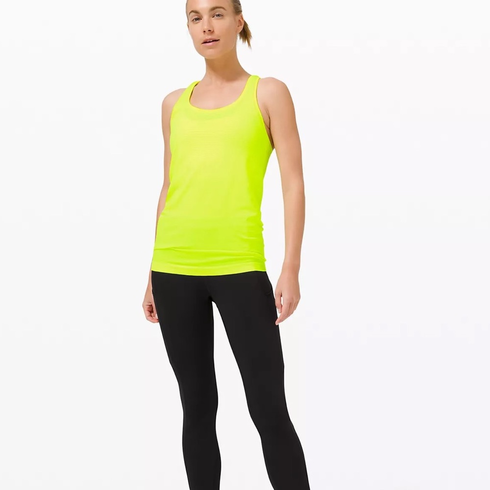Lululemon Swiftly Tech Racerback 2.0 In Yellow
